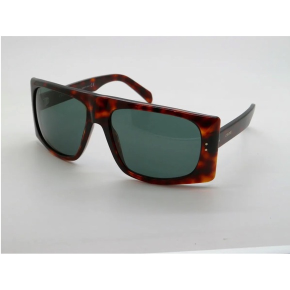 CELINE HAVANA/BLUE OVERSIZED UNISEX SUNGLASSES CL40089I - Picture 6 of 7